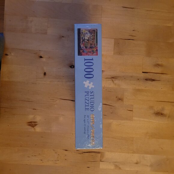 Puzzle HAPPY BIRTHDAY SHOP 1000 pcs 13+ NEW/SEALED Art by Tricia Reilly-Matthews - Picture 9 of 10